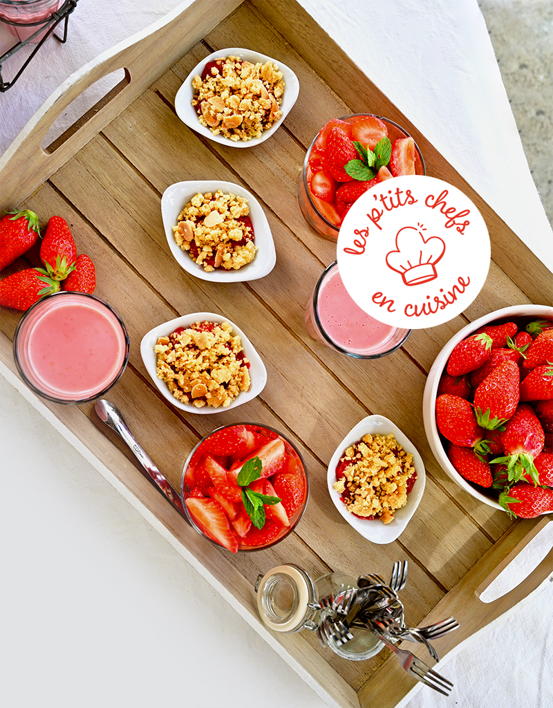 crumble aux fraises recette facile enfants